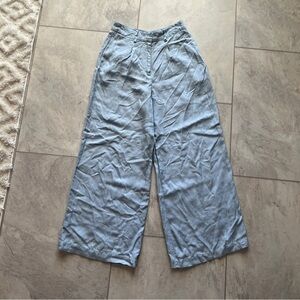 Rosetta Getty Blue Wide Leg Trouser